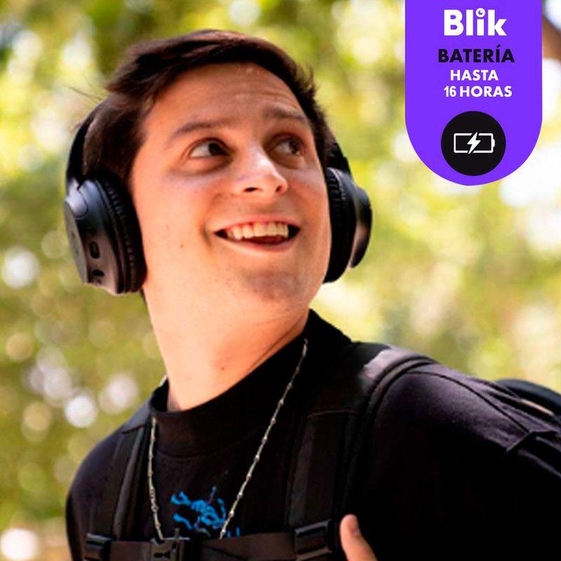 Audifonos Inalambricos Blik Soul250 Bluetooth 5.4 Alcance 10mts Bateria 20 hrs-7