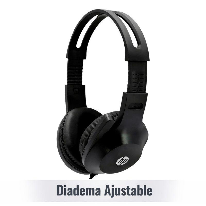 Audifonos Alambrico HP DHH-1601 Estereo Jack 3.5mm Microfono-2