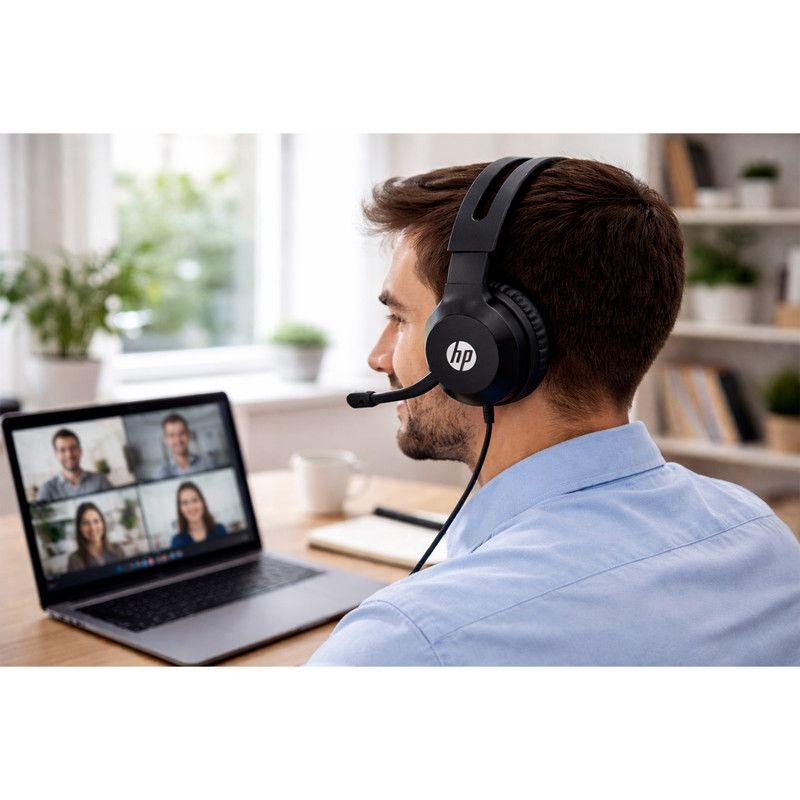 Audifonos Alambrico HP DHH-1601 Estereo Jack 3.5mm Microfono-6