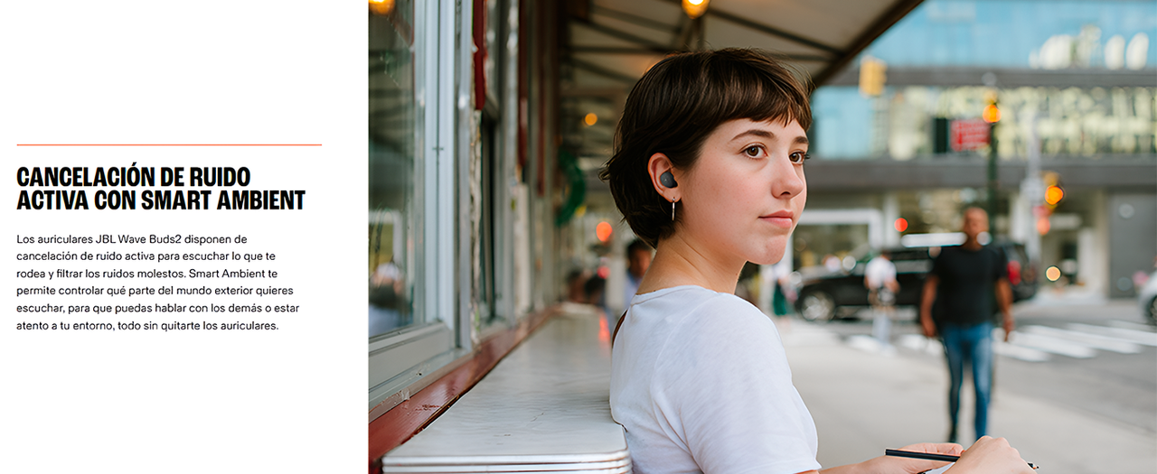 Audifonos Inalambricos JBL Wave Buds 2 TWS IP54 Bateria 40H-6