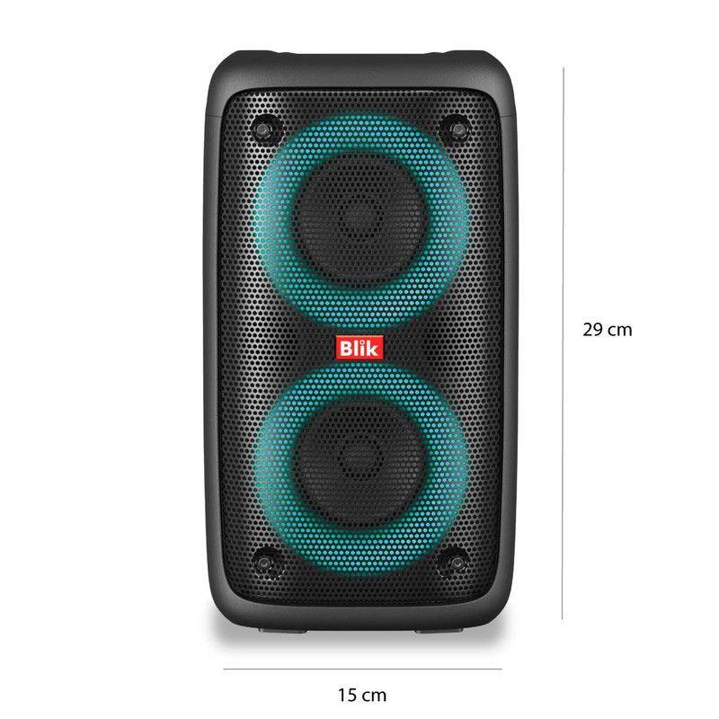 Parlante Karaoke Blik Voice3 BT 5.3 Radio TF/SD TWS RGB 7h-5