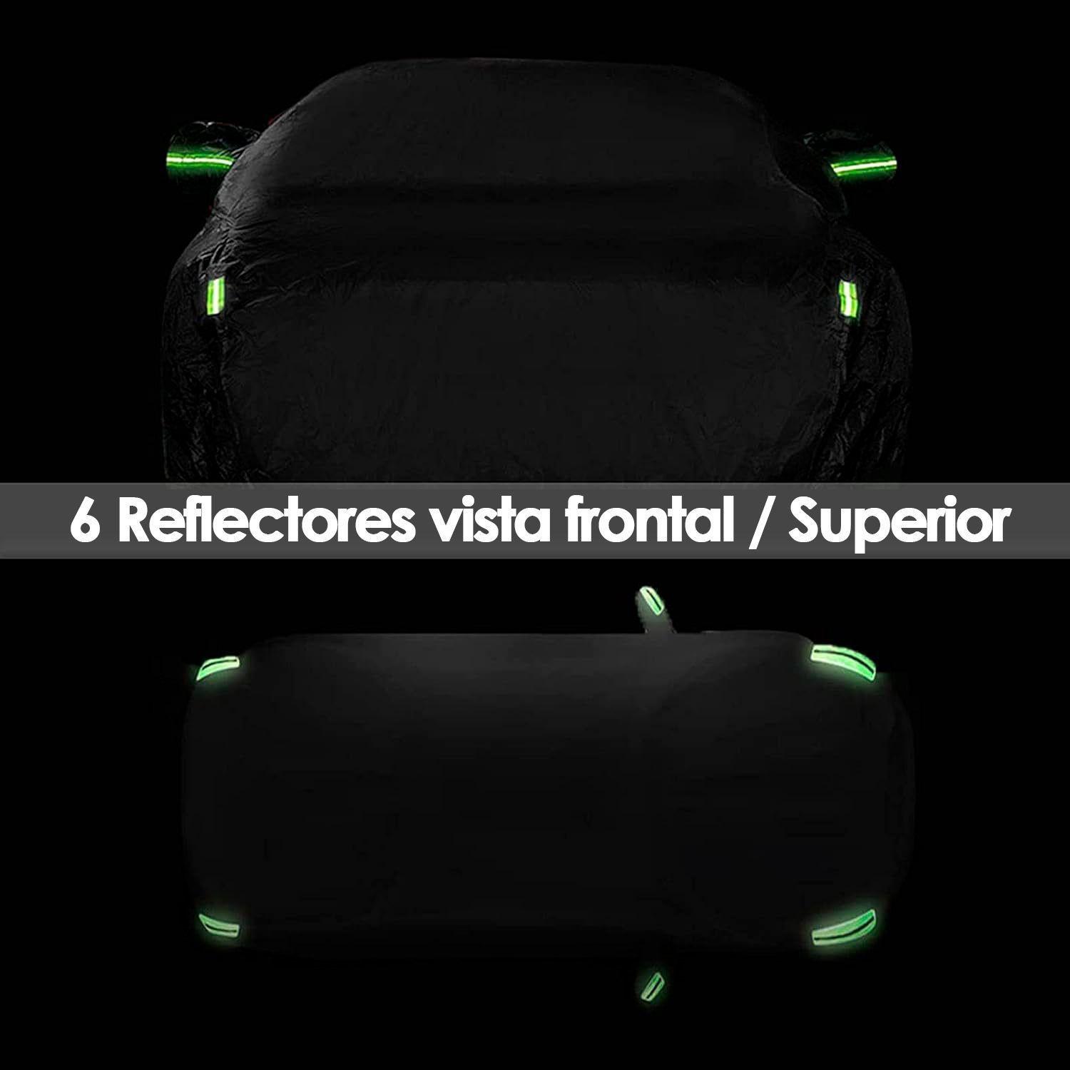 Carpa Cubre Auto Premium Resistencia Total Cierre de Cremallera Impermeable Interior Felpa-4