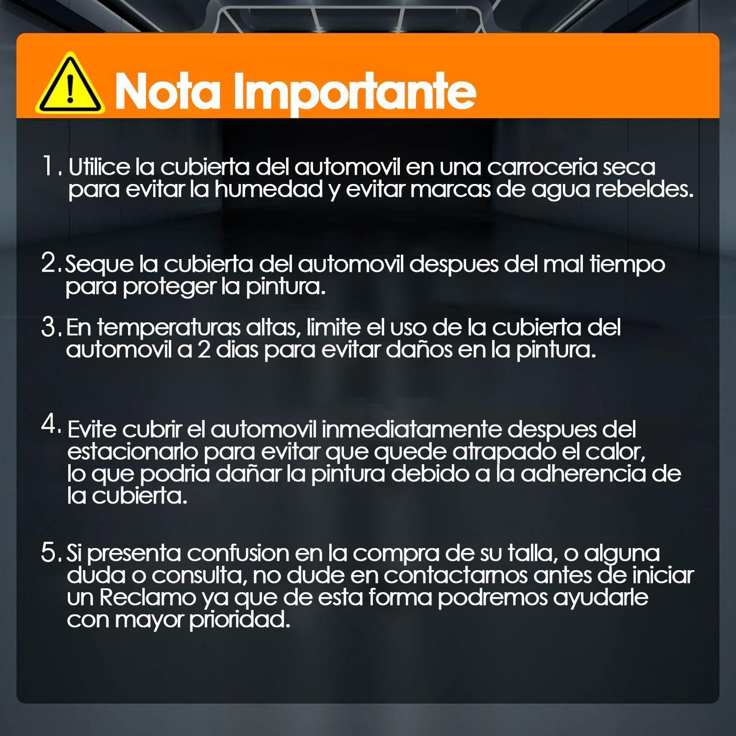 Carpa Cubre Auto Premium Resistencia Total Cierre de Cremallera Impermeable Interior Felpa-6