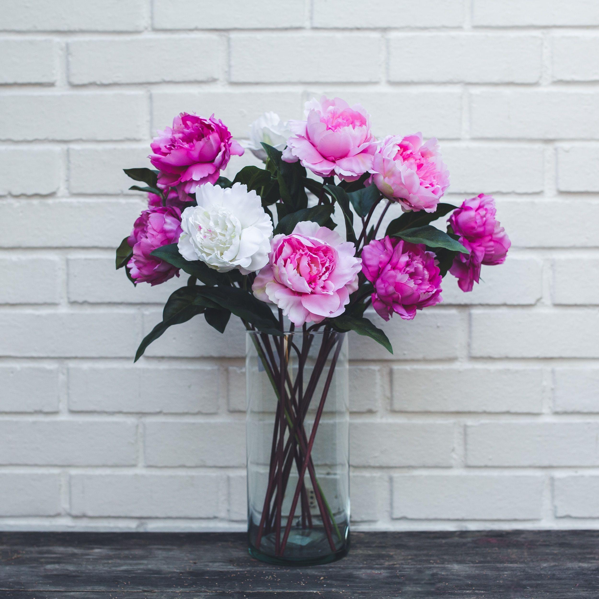 Peonia Fucsia Flor Artificial by Le Bouquet 66 cm-4