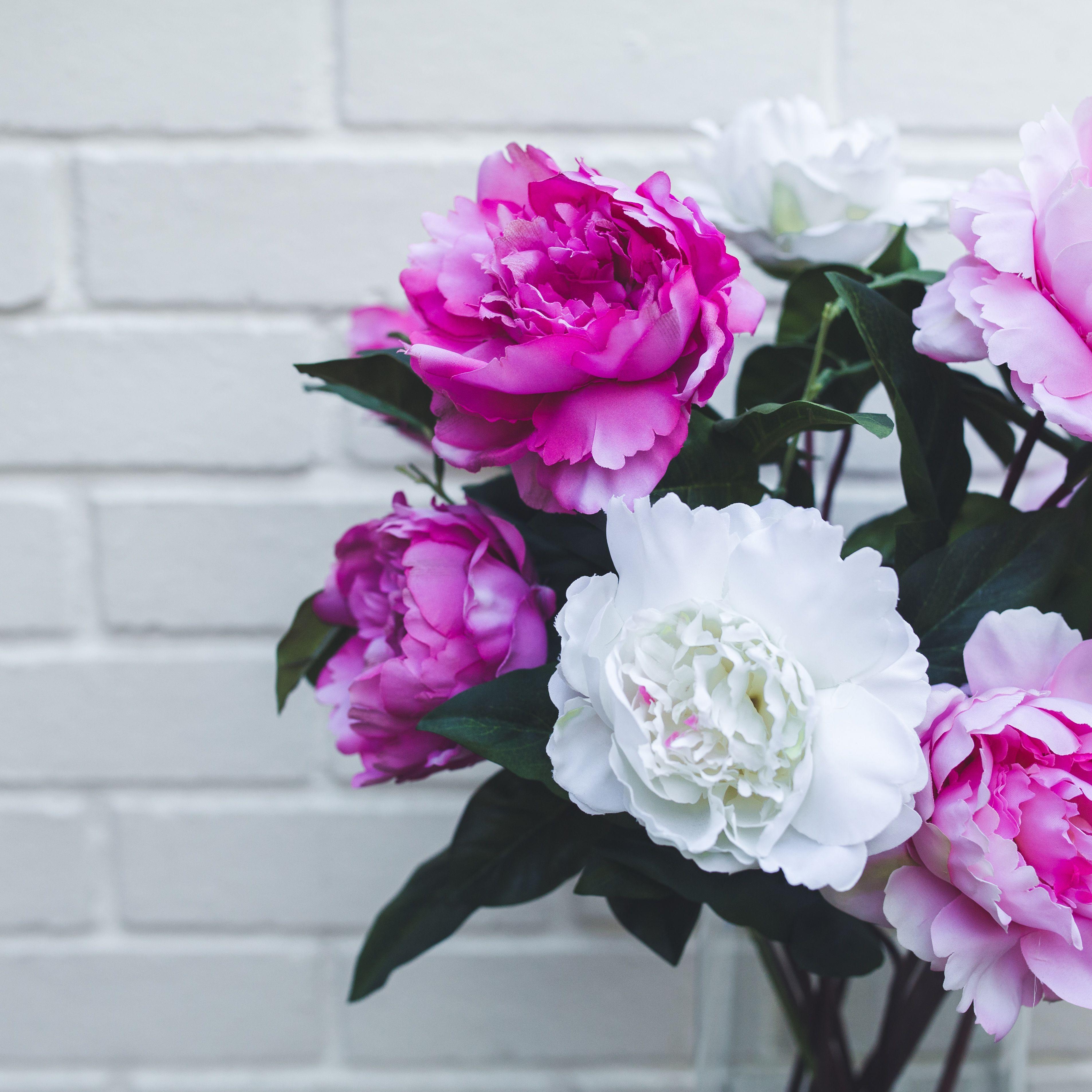Peonia Fucsia Flor Artificial by Le Bouquet 66 cm-6