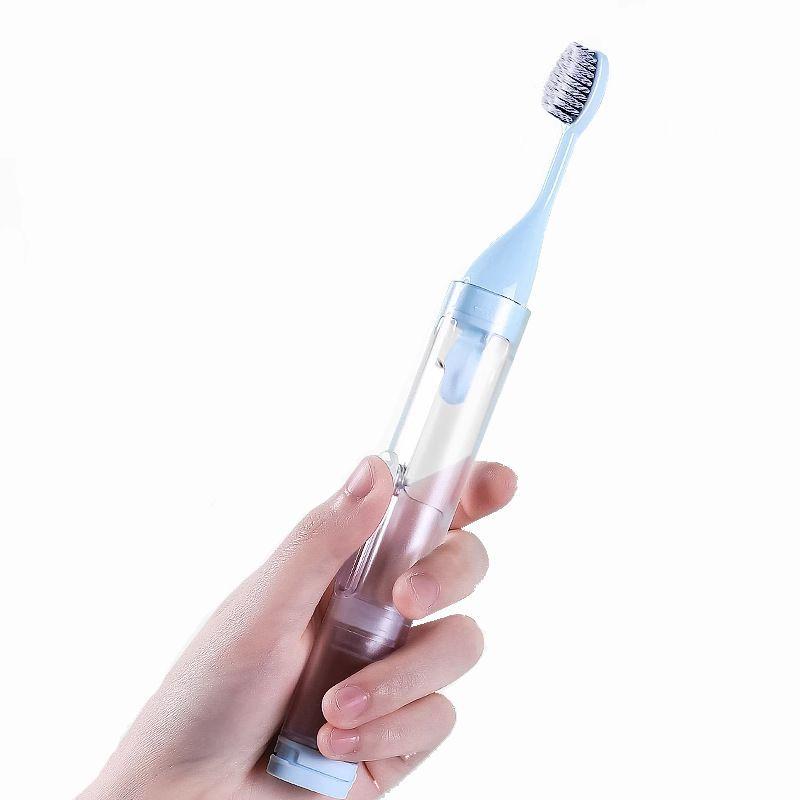 CEPILLO DE DIENTES PORTATIL CON ENVASE PARA PASTA DE DIENTES 2 EN 1-1