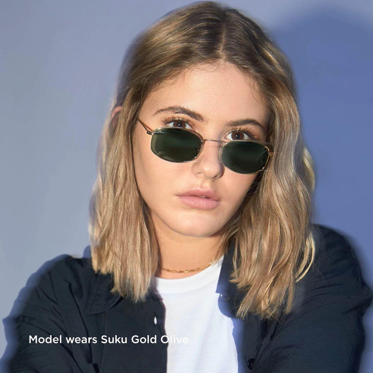 Lentes de Sol Meller Polarizados - Suku Gold Carbon-3