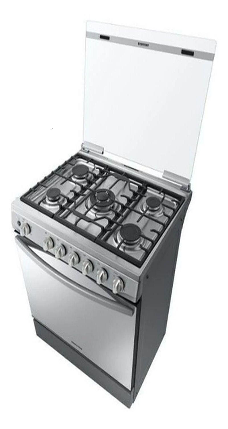 Cocina Gas Samsung 5 Quemadores Nx52a7422cszs-1
