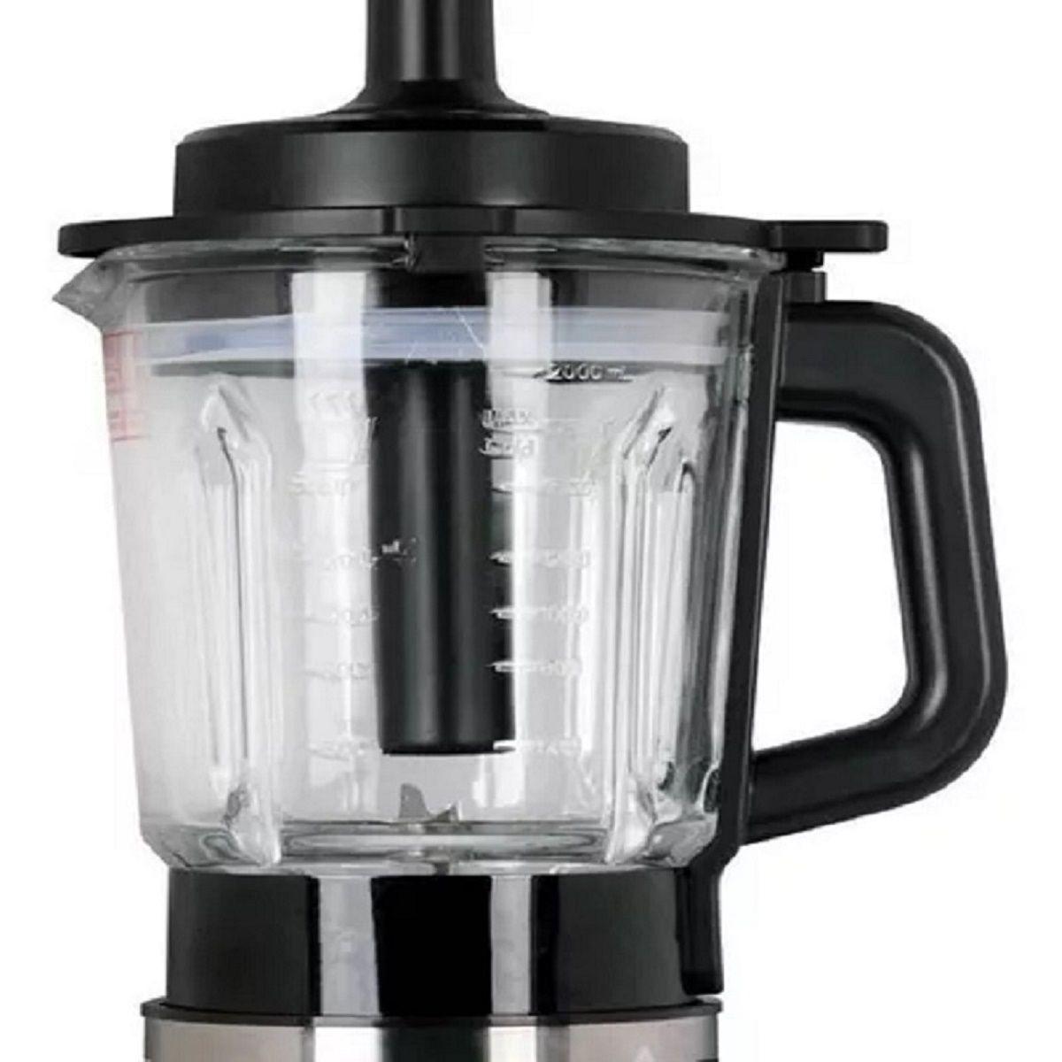 Licuadora Sindelen Power Mix 2 Lt Vidrio Plateado-1