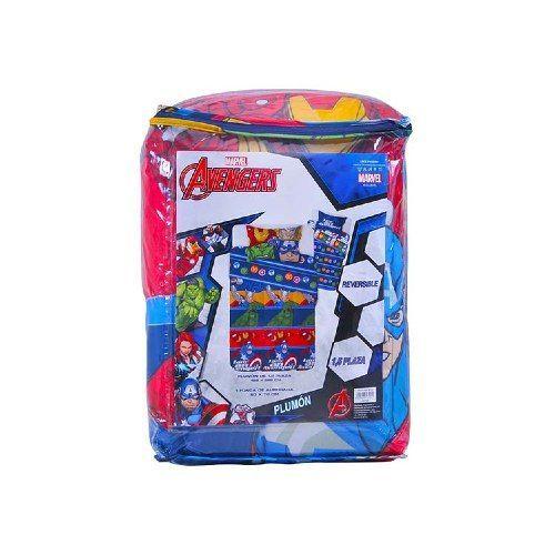 Plumón Infantil 1.5 Plazas Relleno 200 gr Avengers All-1