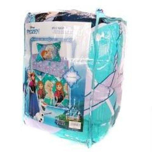 Plumón Cubrecama Infantil Frozen Snowing Reversible 1.5 Plazas-2