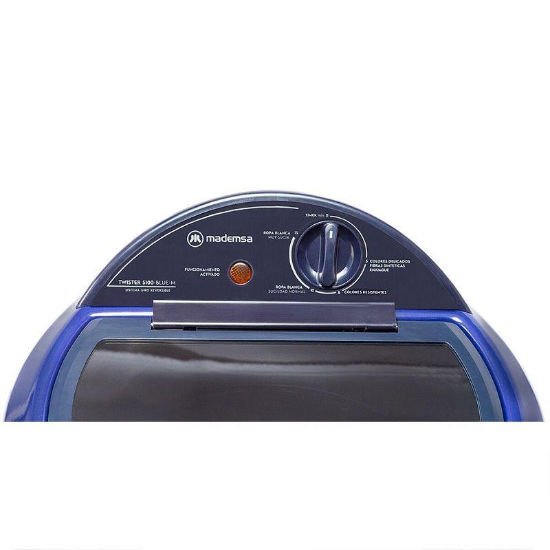 Lavadora Semi-Automática Mademsa Twister 4kg Azul-3