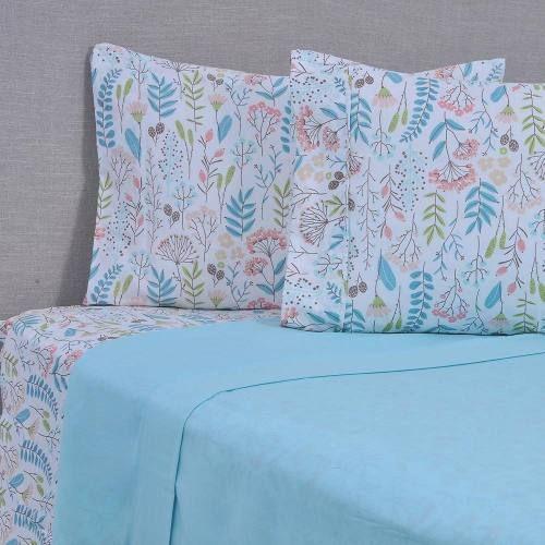 Sábanas Combo MF Plumetti 2 Plazas Azucena-0