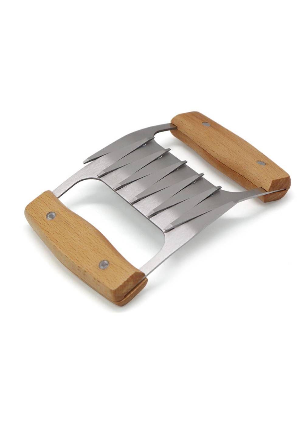 Garras de Oso para tus asados. Set de 2 unidades de acero inoxidable y mango de madera-3