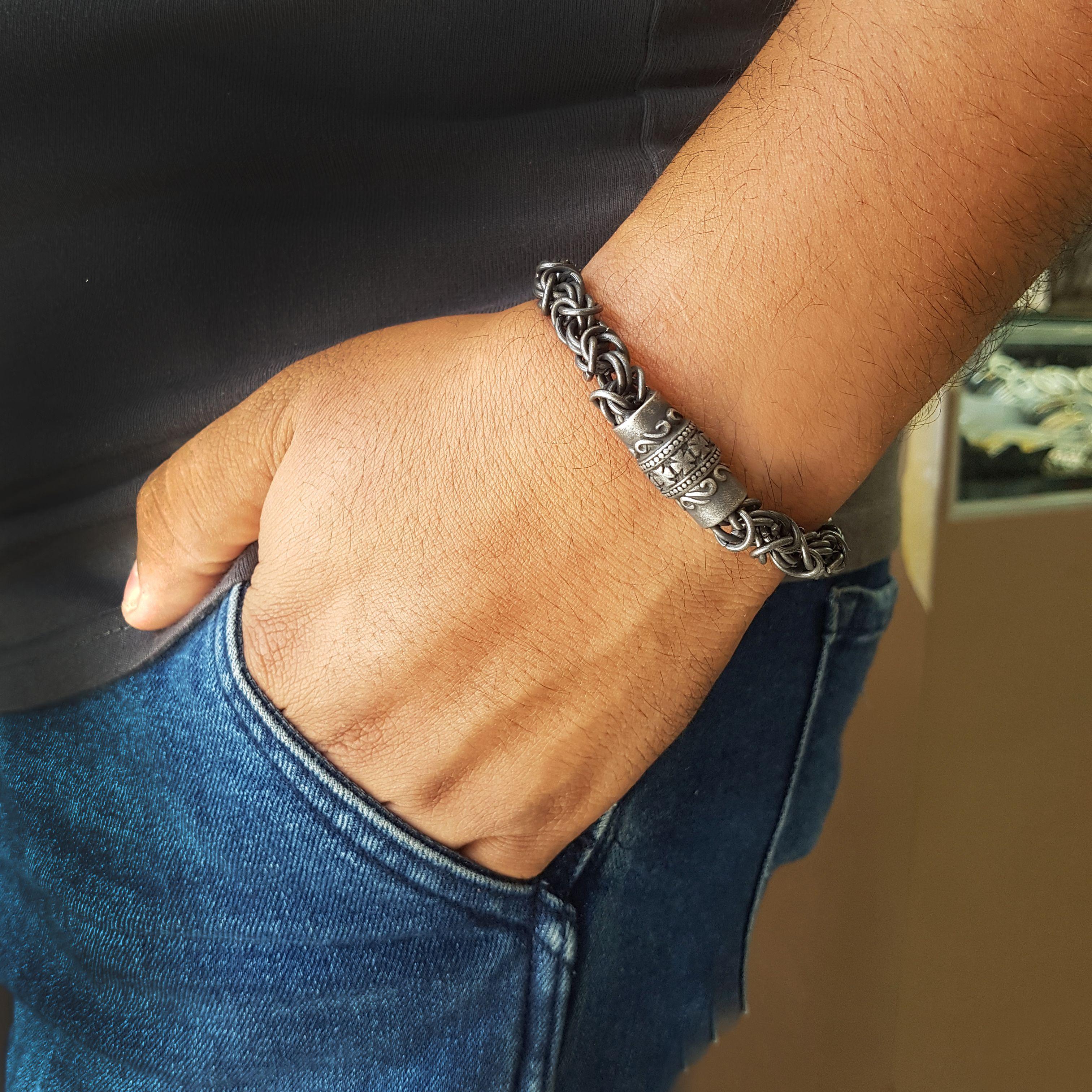 Pulsera De Acero Para Hombre String-4