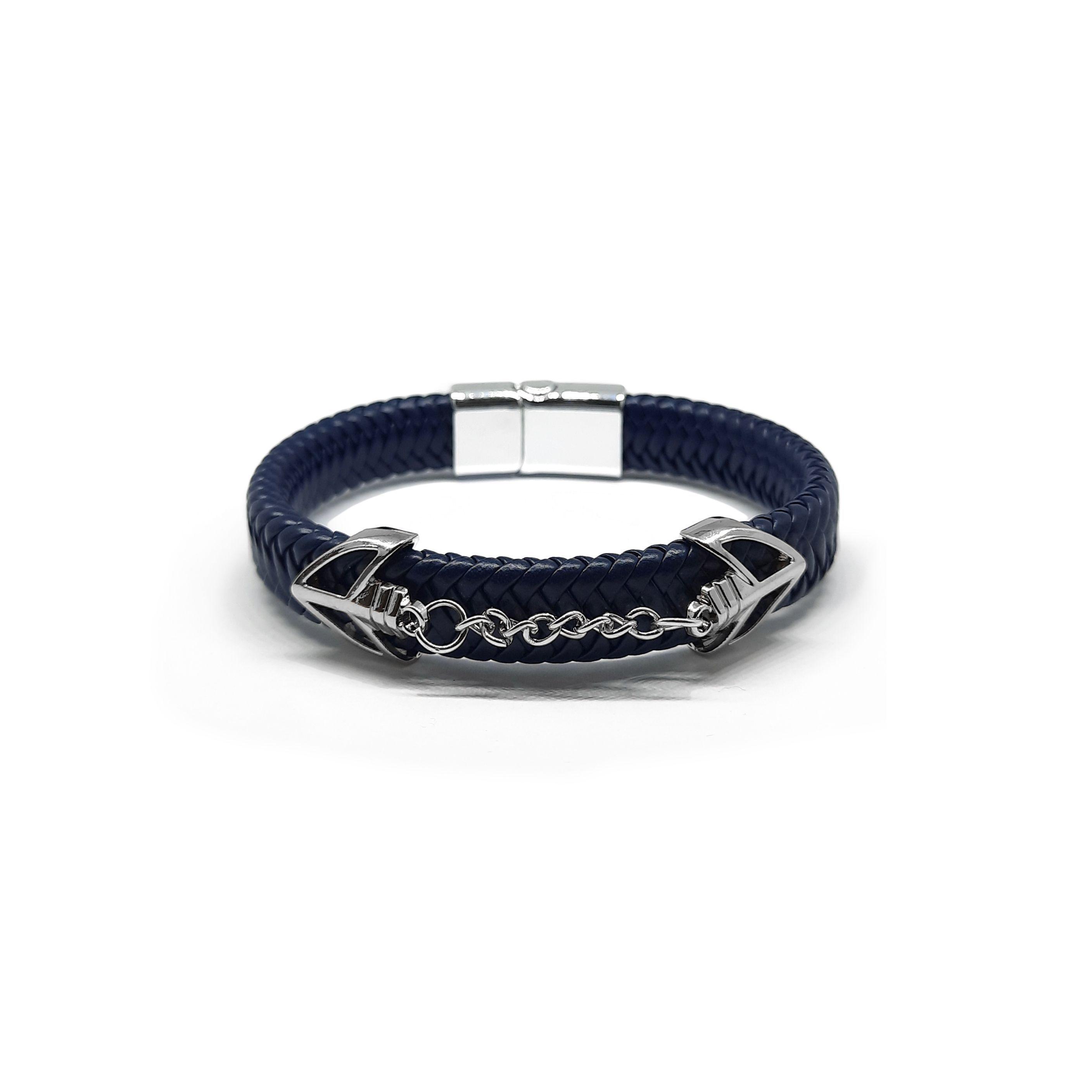 Pulsera De Ecocuero Para Hombre / Grecia-0