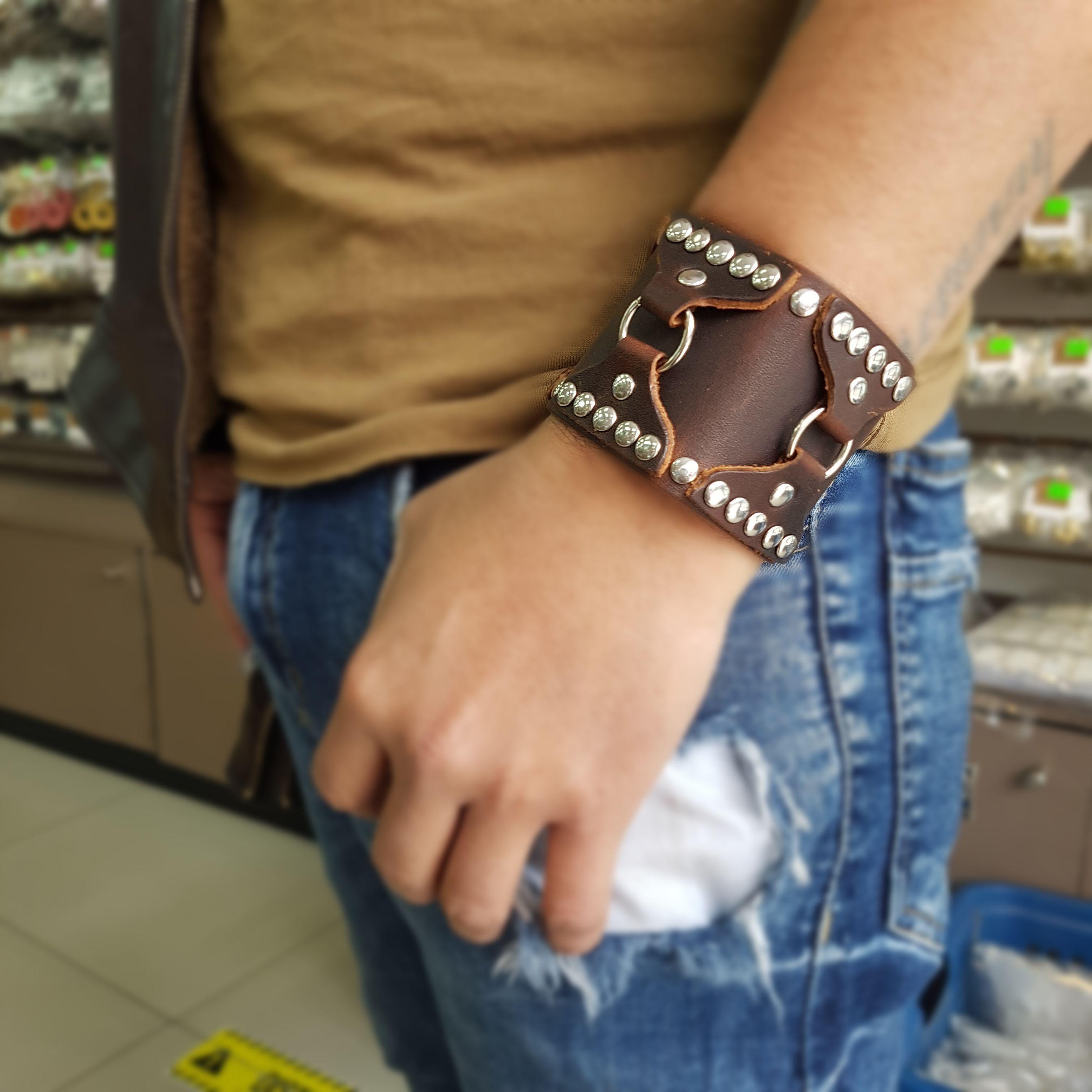 Brazalete Cuero Hombre Egi-3