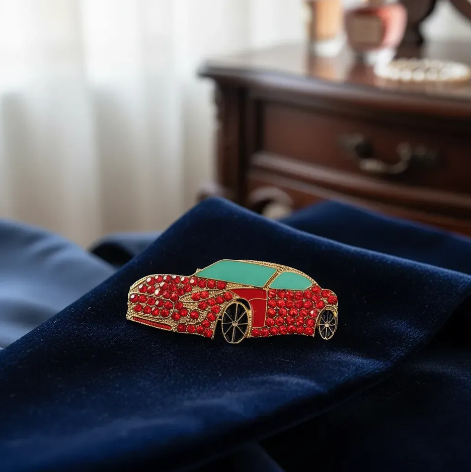 Broche Prendedor Para Mujer Cars Elegancia -2