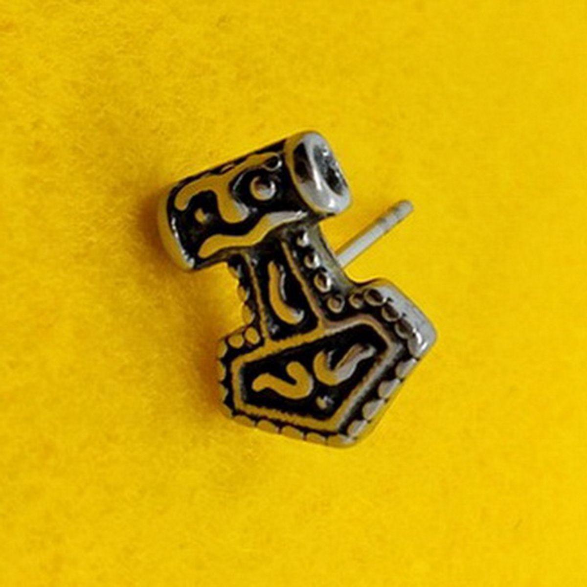 Aro Estilo Moderno Para Hombres Martillo Mjolnir-2