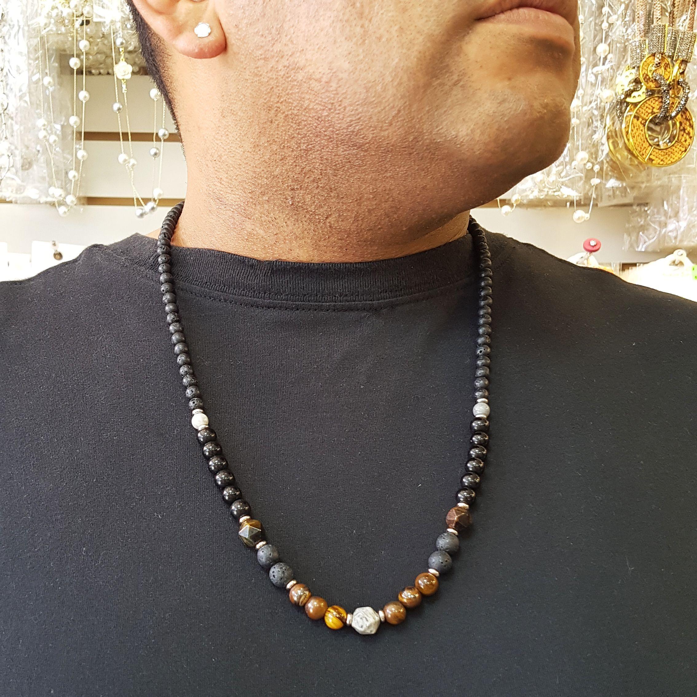 Collar De Hombre En Acero Jou-3