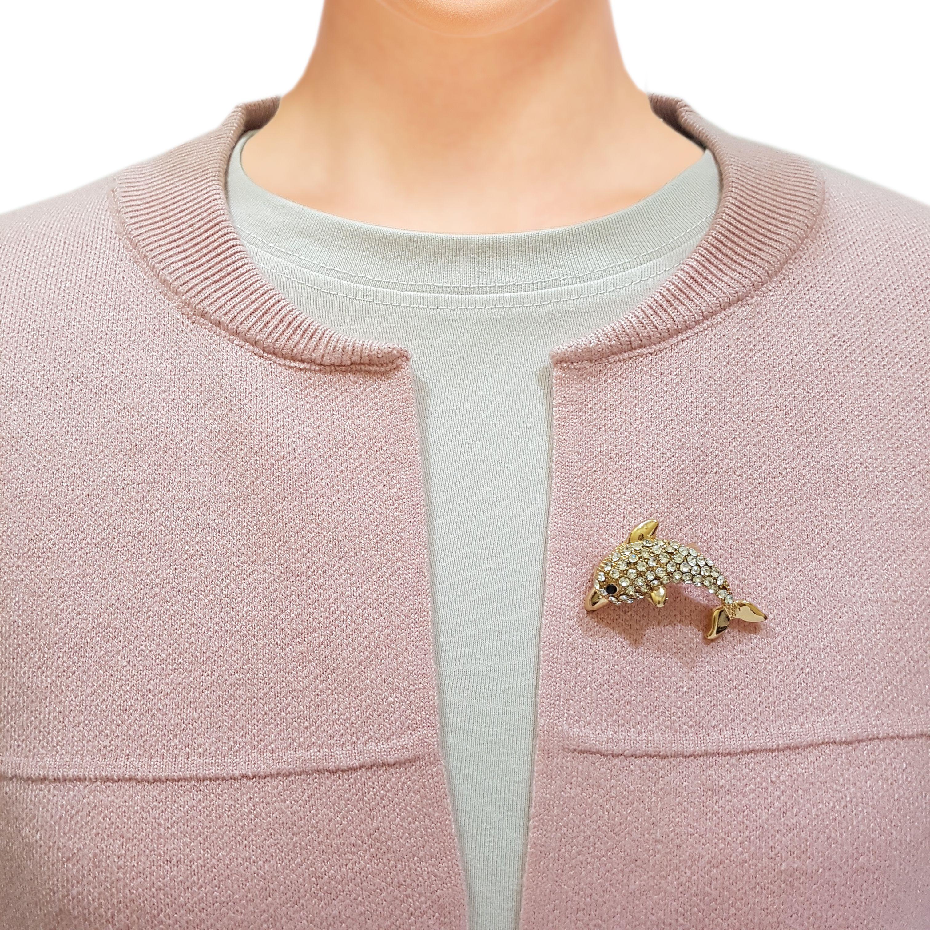 Broche Prendedor Para Mujer Delfin-2