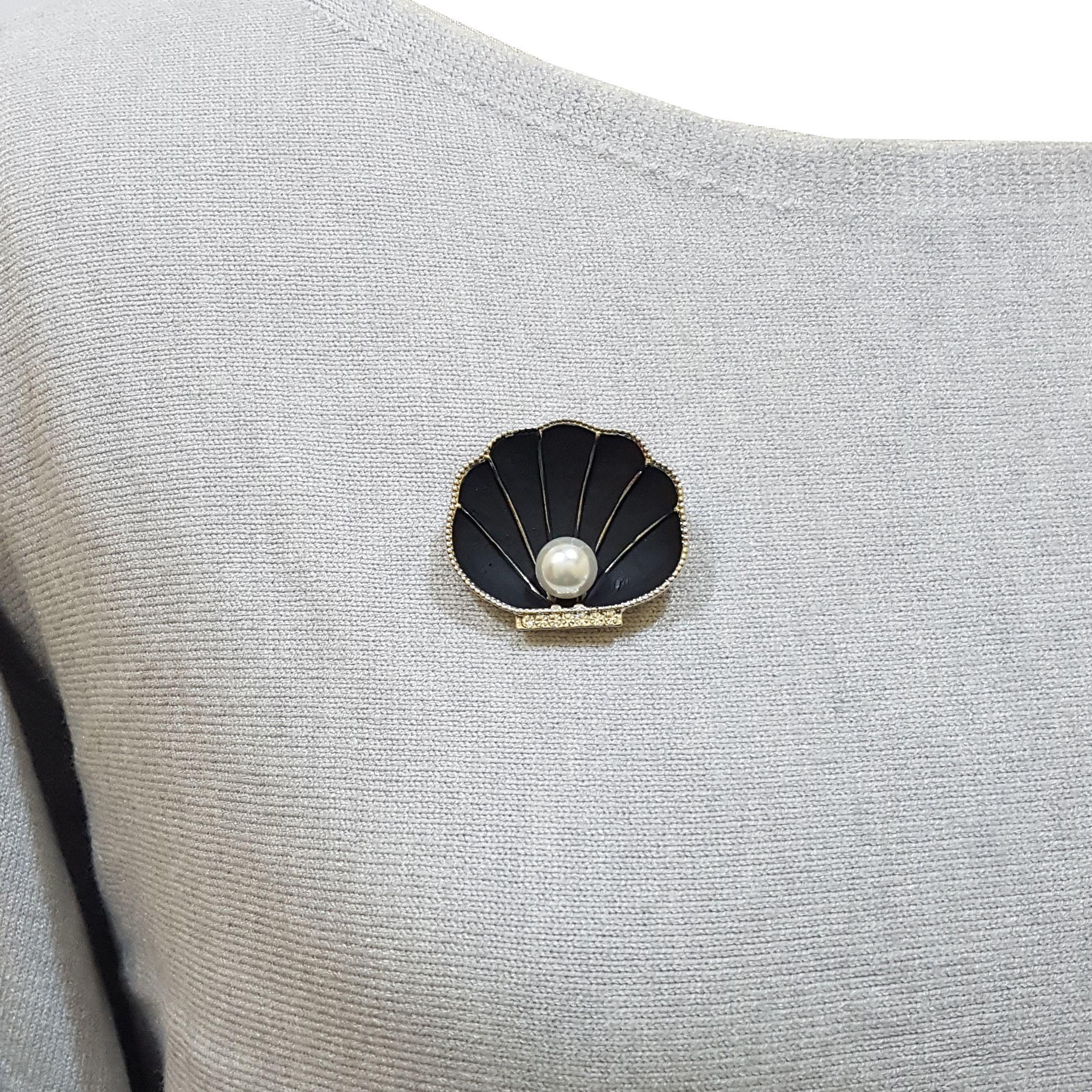 Broche Prendedor Para Mujer Concha-2