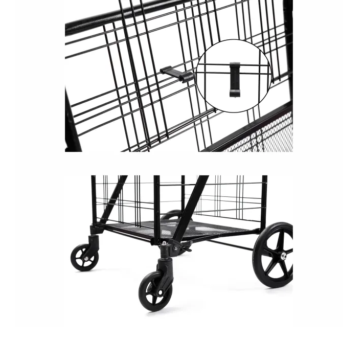 Carrito Para Compras Plegable Supermercado / Feria -7
