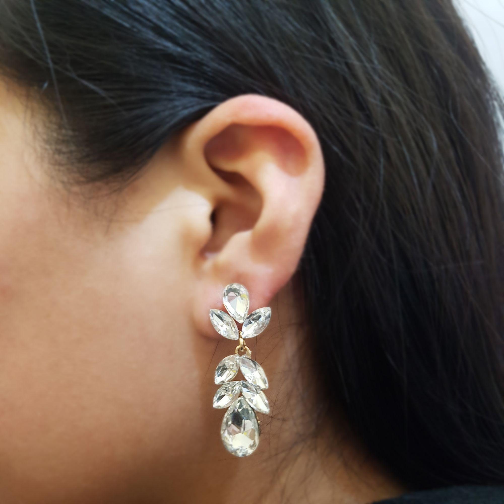 Aros De Fantasía Para Fiesta De Cristales Amazing-2