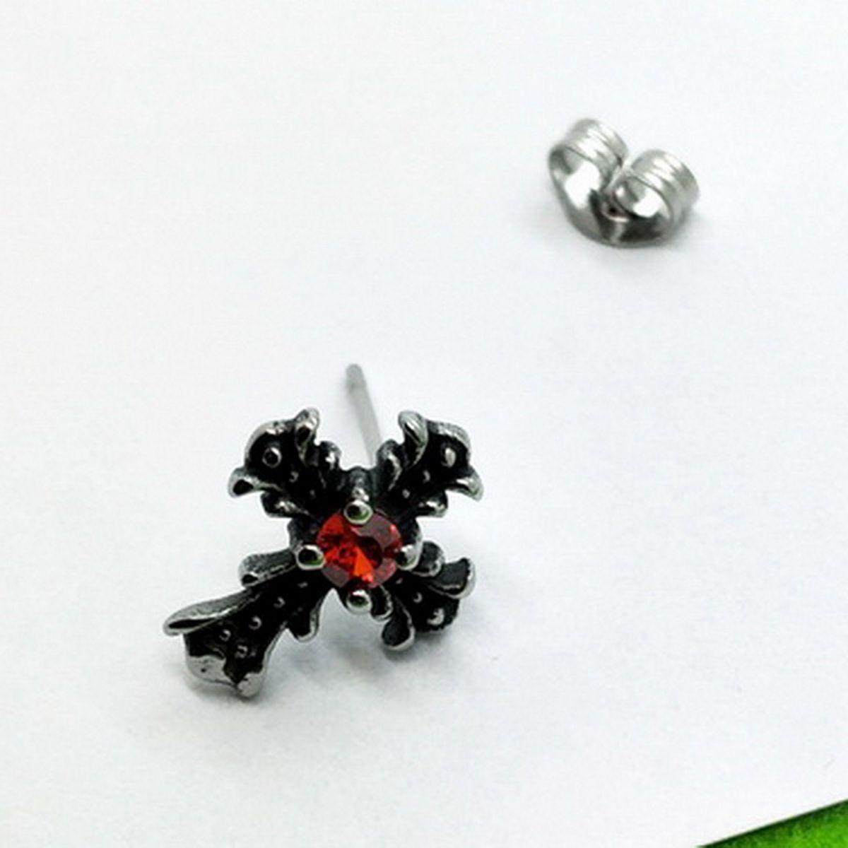 Aro Moderno Para Hombre Cruz Con Cirstal-2