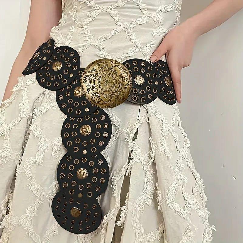 Cinturón De Fantasia Metálico Para Mujer Tropi-2