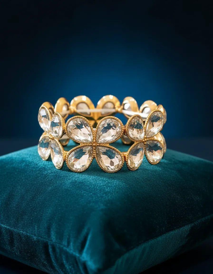 Brazalete / Pulsera Fantasía Para Fiesta Elasticada Mujer-2
