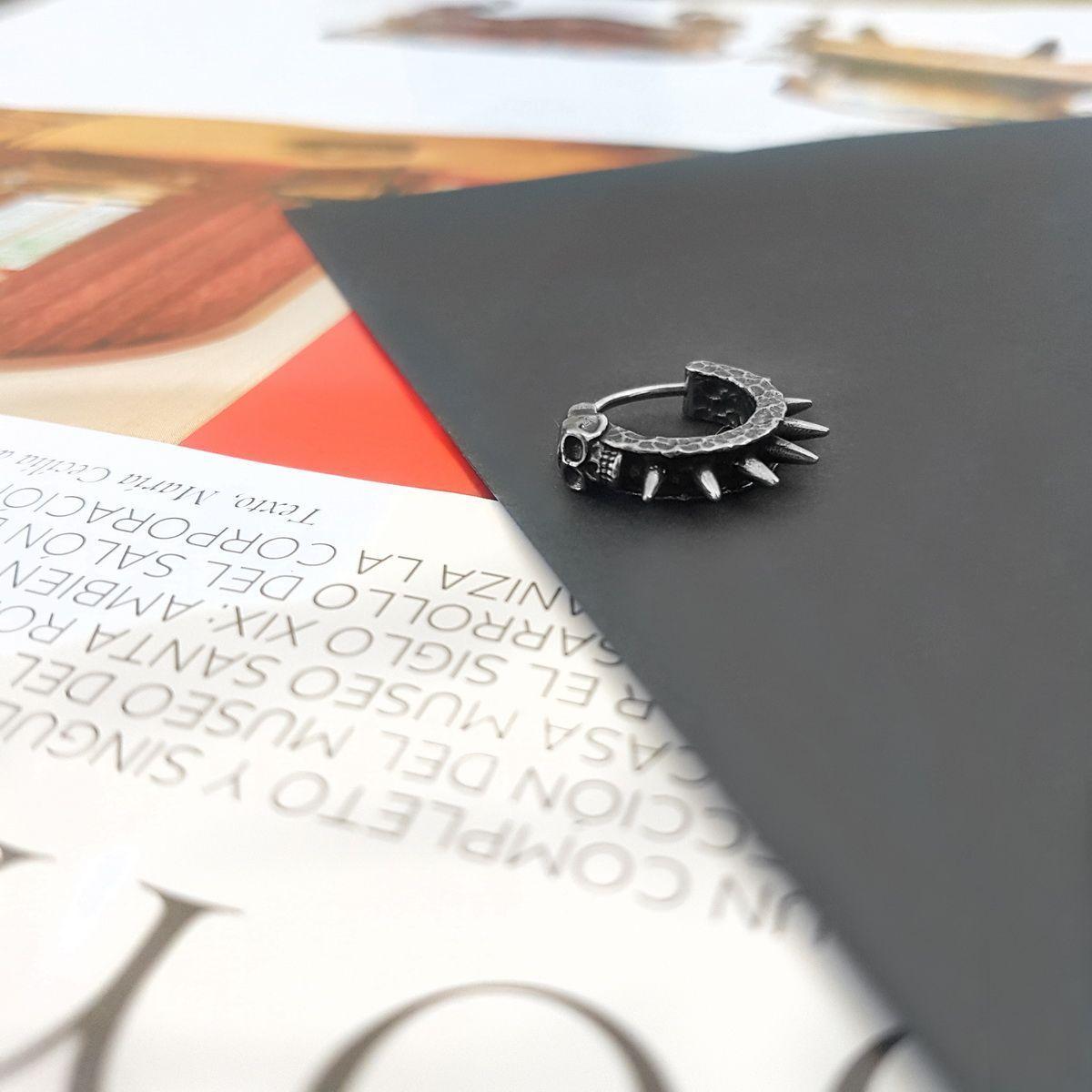 Aro Tipo Huggies Moderno Para Hombre Punk-2