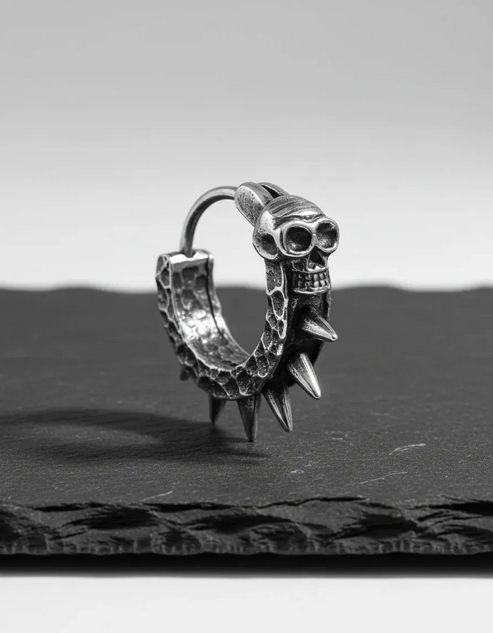 Aro Tipo Huggies Moderno Para Hombre Punk-3