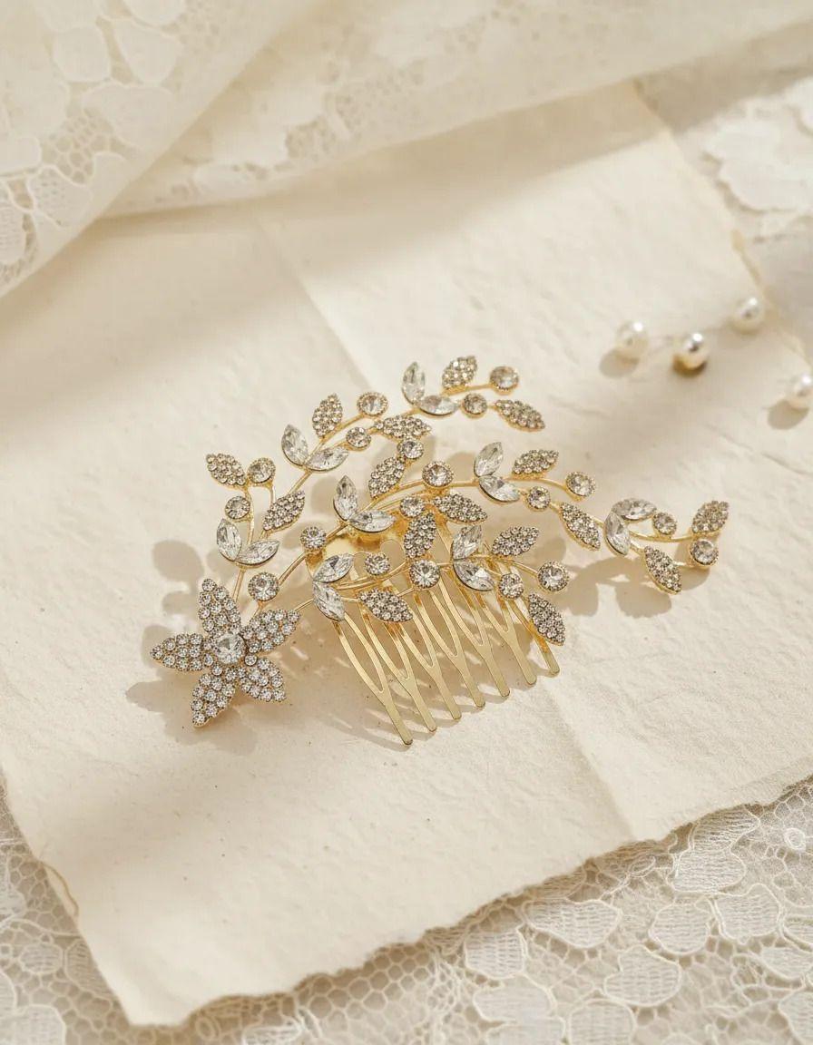 Peineta / Tocado / Accesorios Para Novia Reme-2