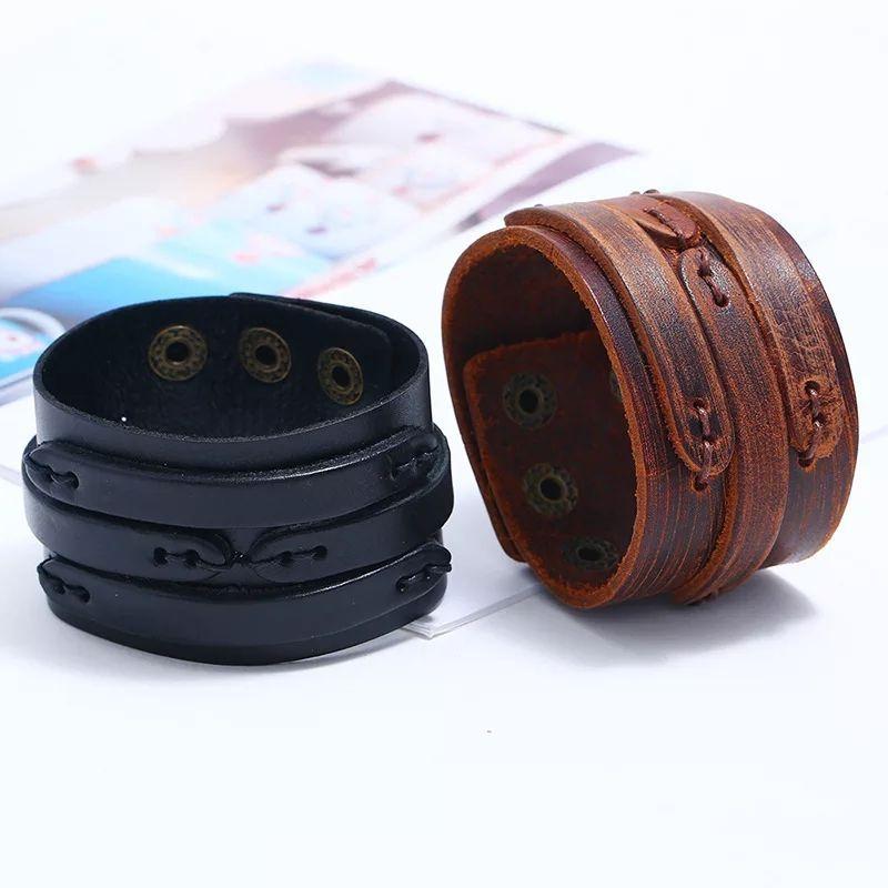 Brazalete Cuero Hombre Aquiles -2