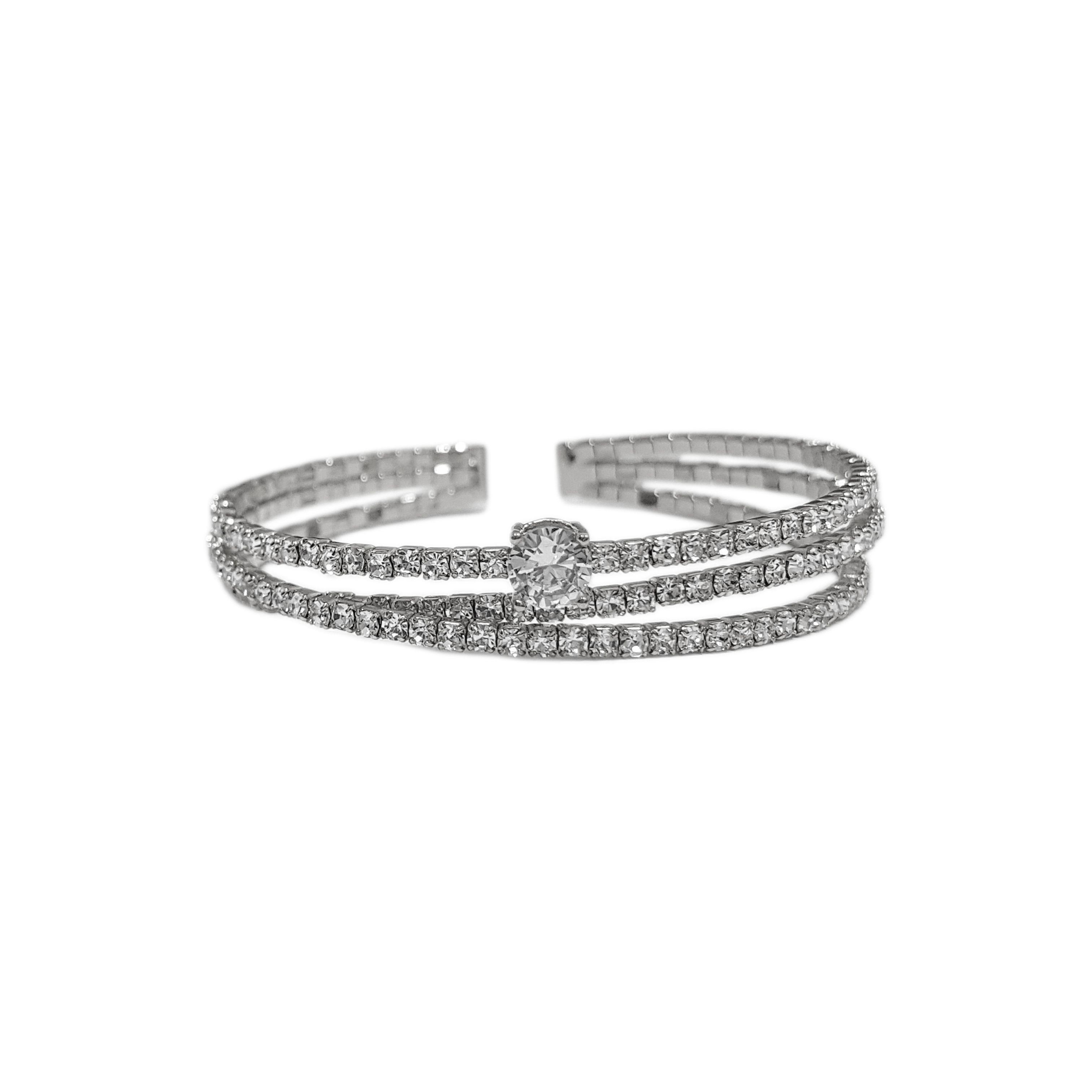 Brazalete / Pulsera Fantasía Para Fiesta De Strass Pepe-0