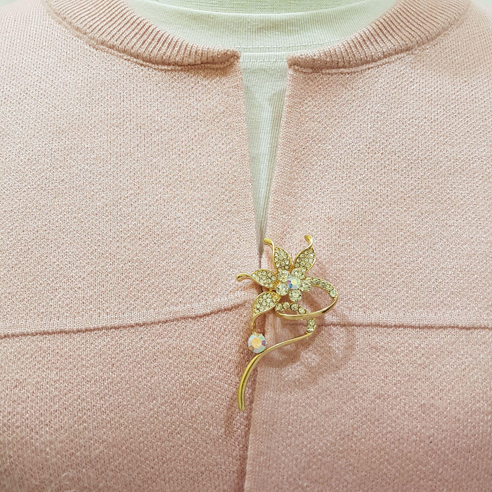 Broche Prendedor Para Mujer Loto-2