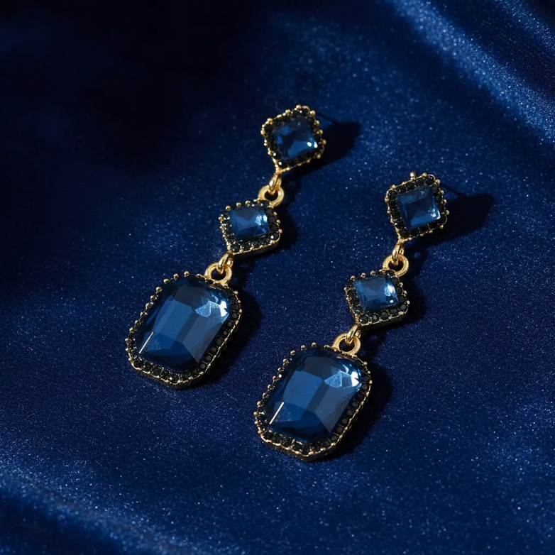 Aros De Fantasía Para Fiesta De Cristales Rosel-2