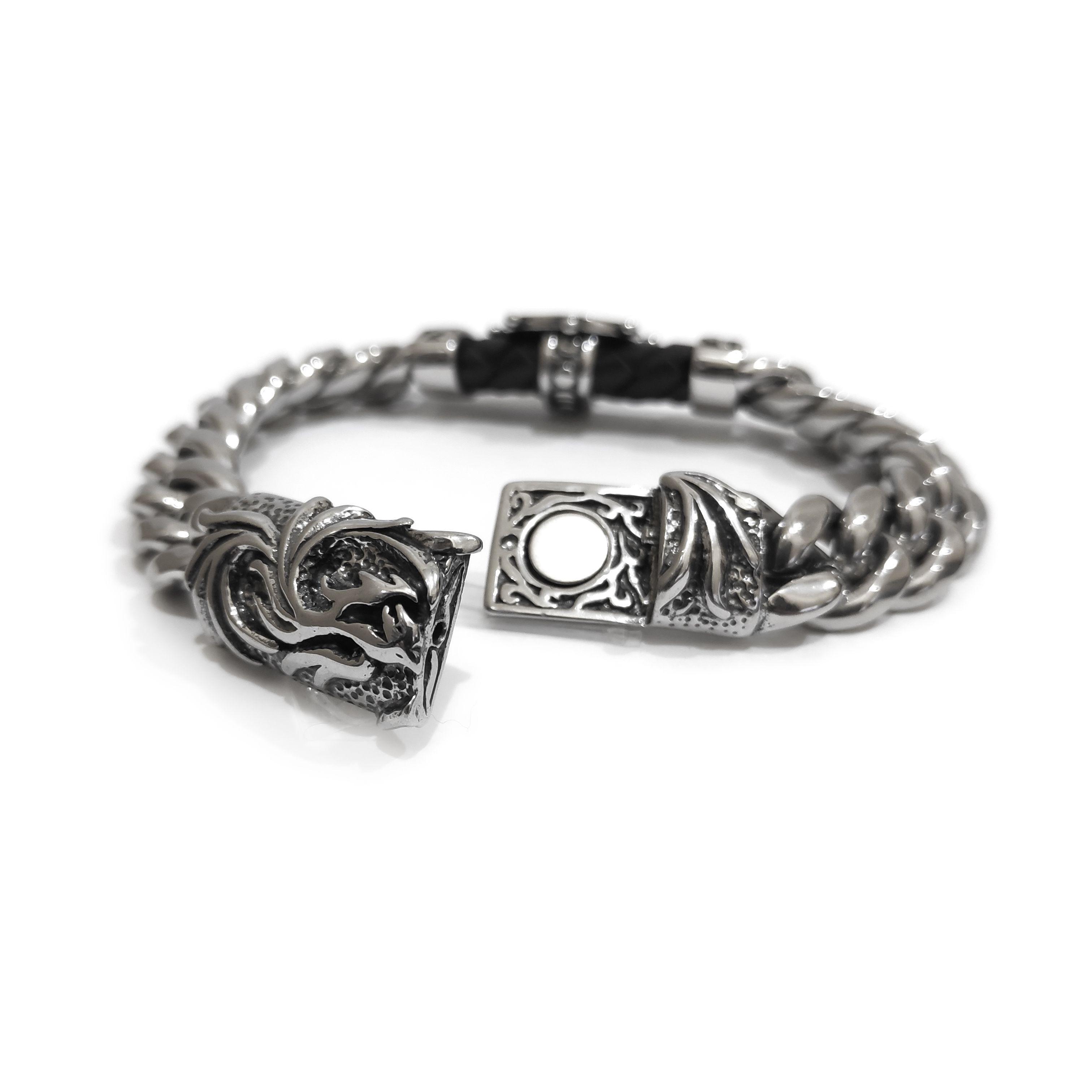Pulsera De Acero Para Hombre Arabe-3