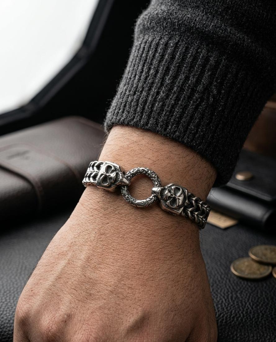 Pulsera De Acero Para Hombre Hefesto-4