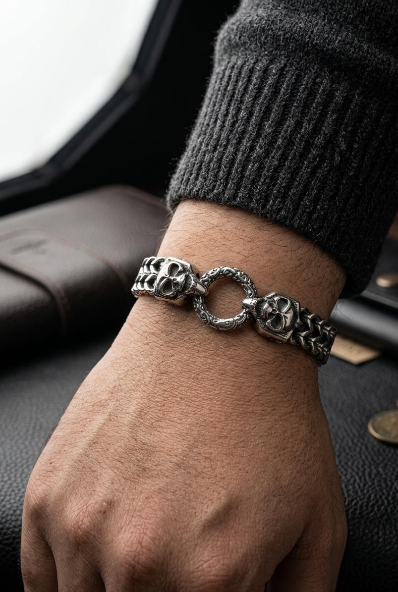 Pulsera De Acero Para Hombre Hefesto-5