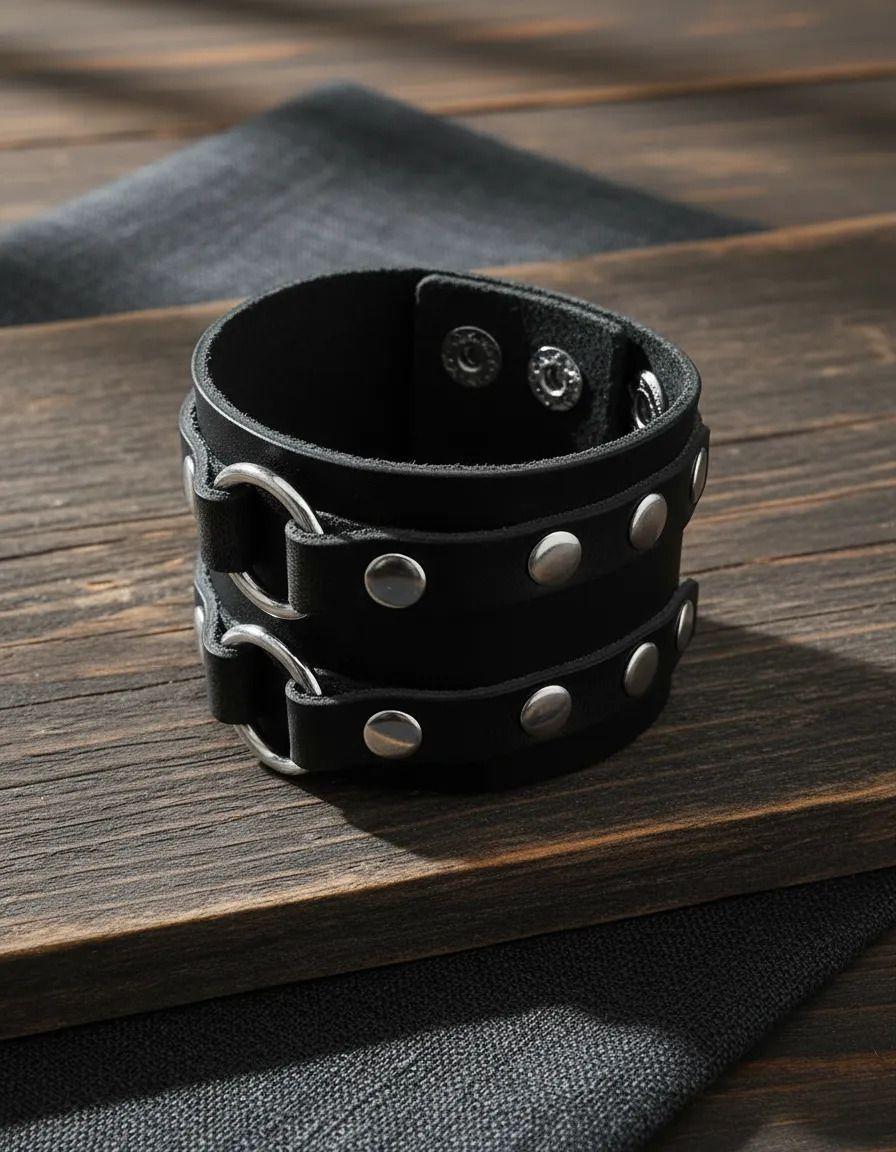 Brazalete Cuero Hombre Dante-2