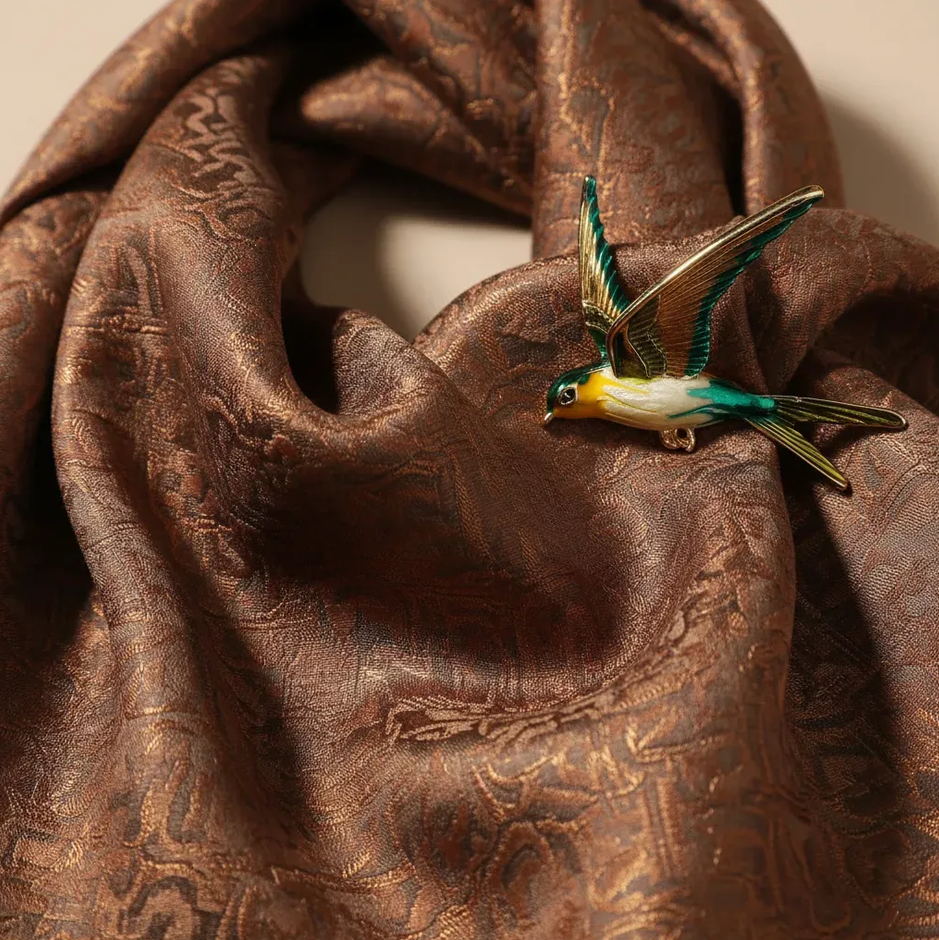 Broche Prendedor De Mujer Colibri-1