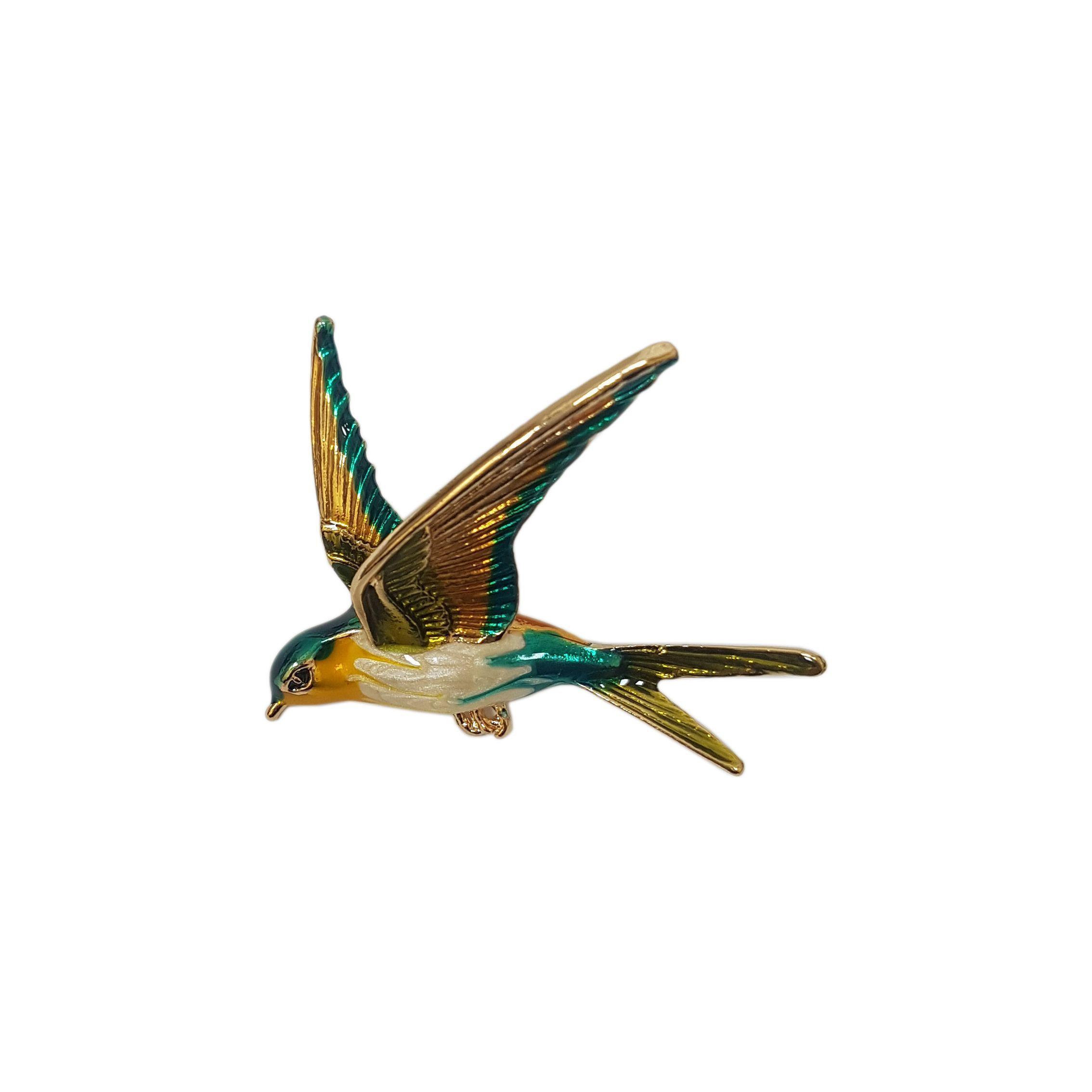Broche Prendedor De Mujer Colibri-0
