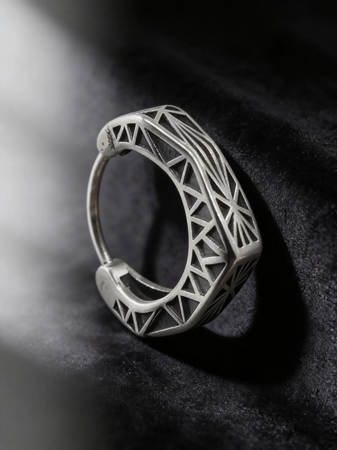 Aro Tipo Huggies Moderno Para Hombre Patrón-3