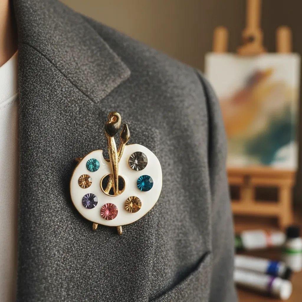 Broche Prendedor Para Mujer Rece-2