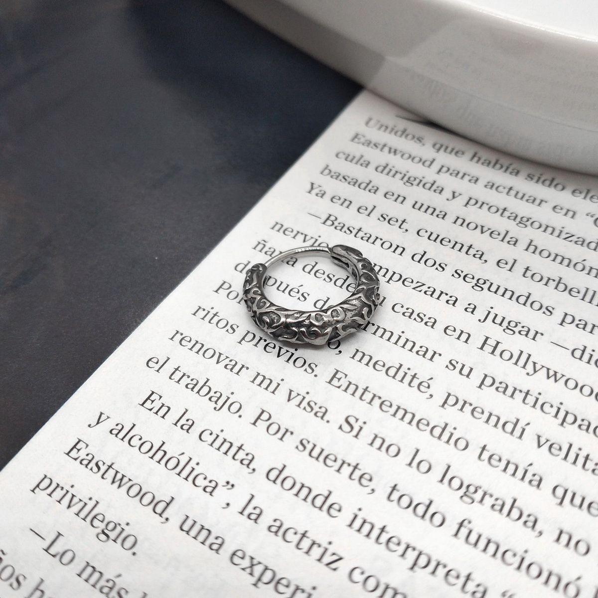 Aro Tipo Huggies Moderno Para Hombre Textura-2