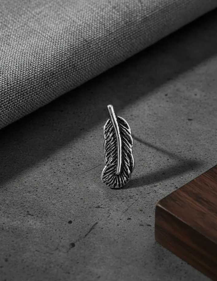 Aro Estilo Moderno Para Hombres Pluma-4