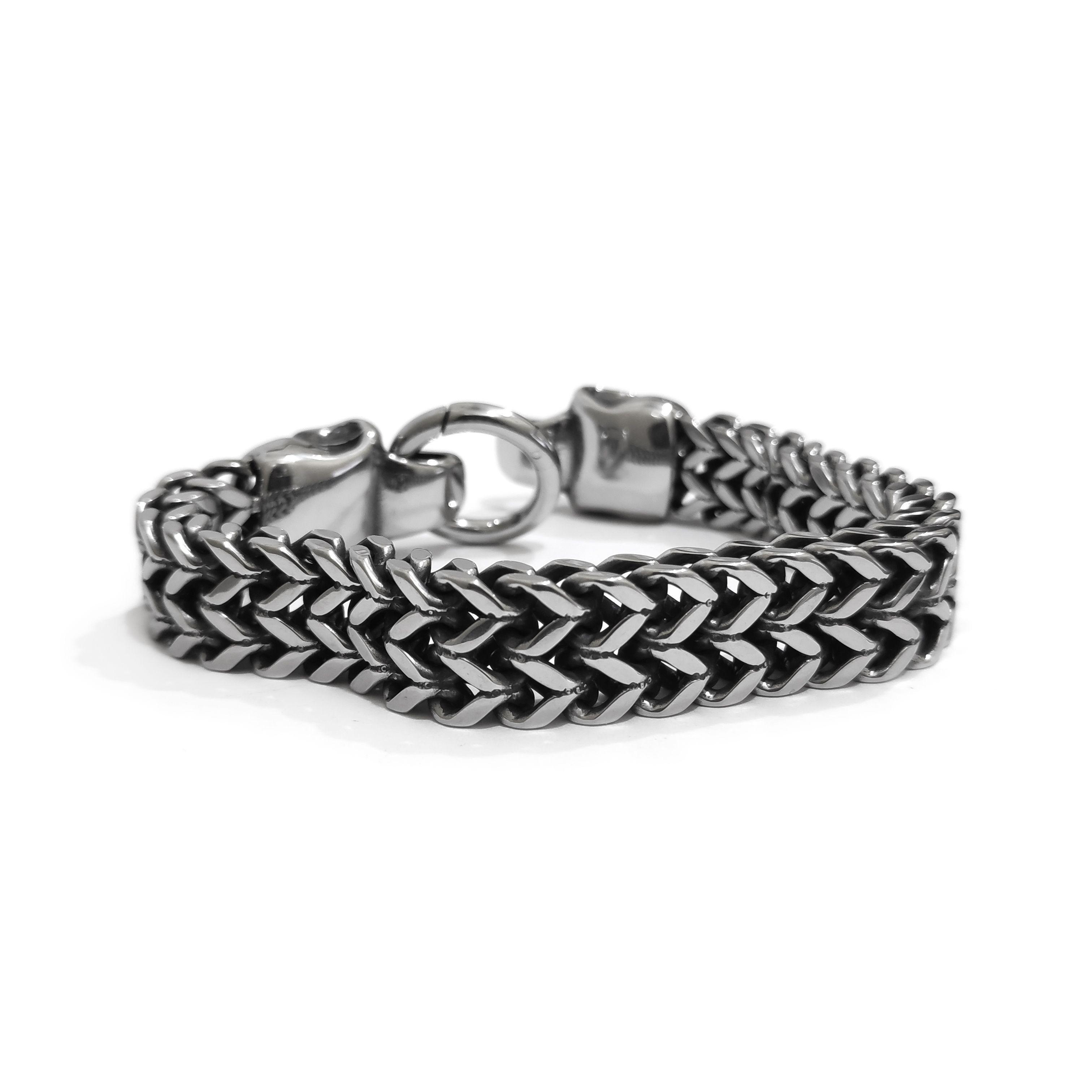 Pulsera De Acero Para Hombre Punisher-1