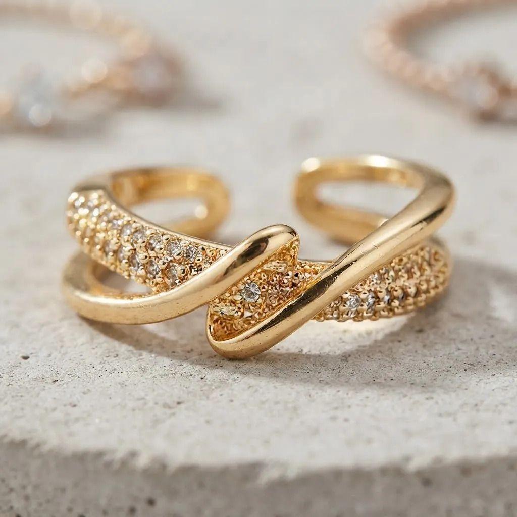 Anillo Mujer Ajustable Fantasia Entrelazos-2